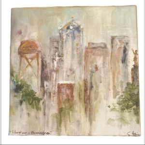 Paint Me A Birmingham Canvas Print By Shannon Harris of the Grace Gallery